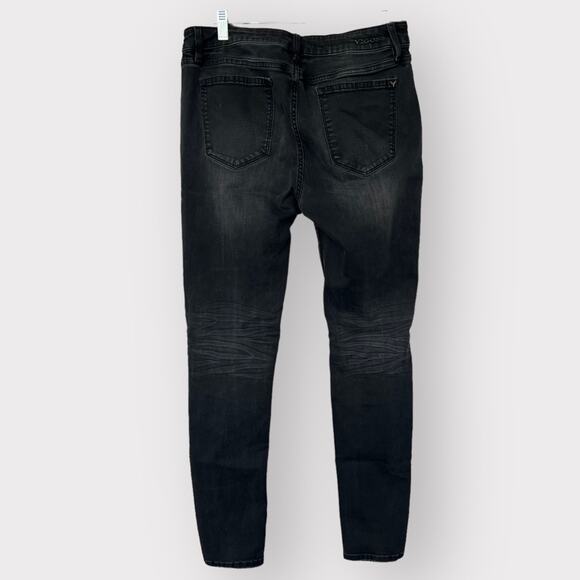 Vigoss Black Skinny Denim Jeans | Women’s Black Distressed Denim Size 30 - Picture 3 of 8